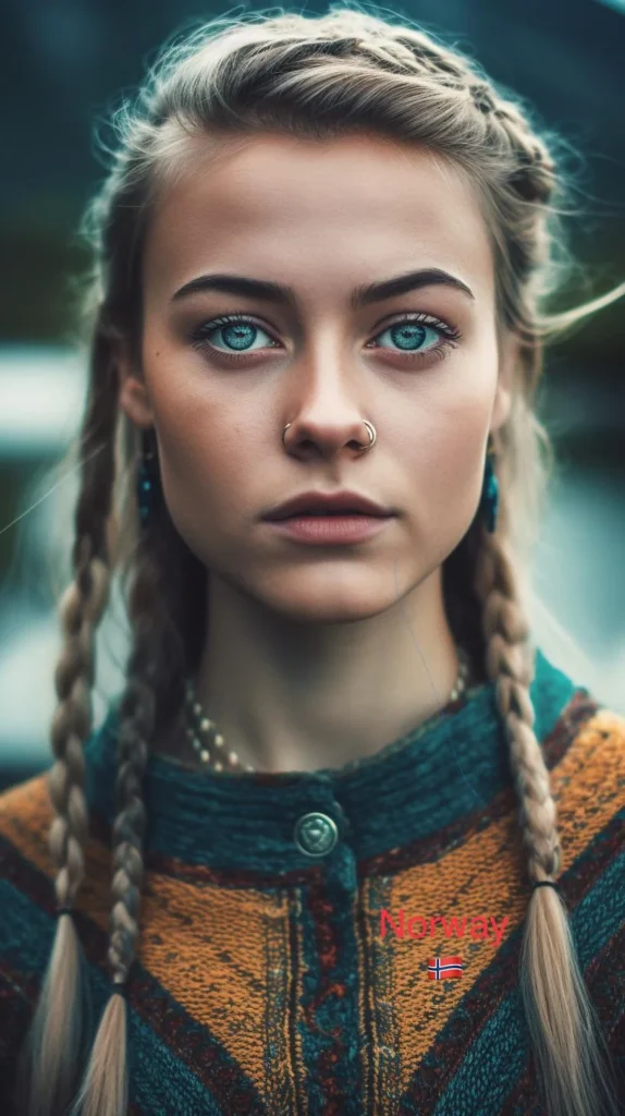most beautiful norway woman girl in 2023 ai generated artificial intelligence