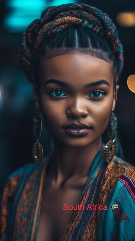 most beautiful south africa woman girl in 2023 ai generated artificial intelligence